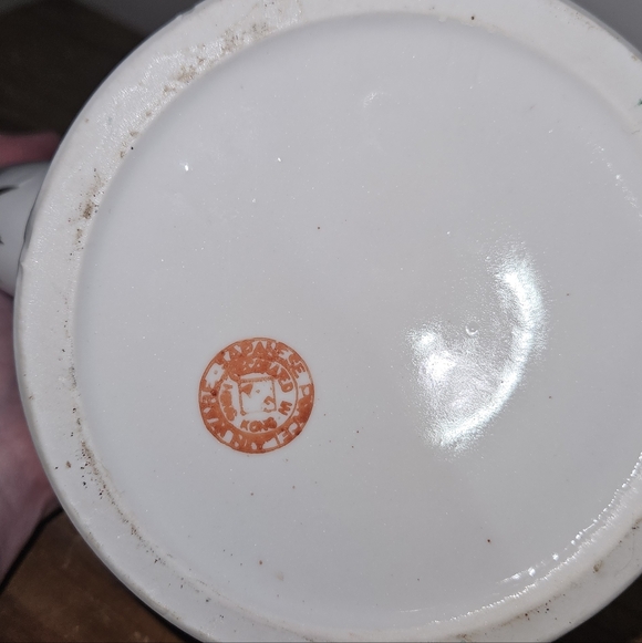 Antique Chinese Handpainted Floral Teapot No Cracks Or Chips! - Picture 6 of 7